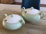 Dekschalen pastel Mosa Maastricht, Antiek en Kunst, Antiek | Servies compleet, Ophalen of Verzenden
