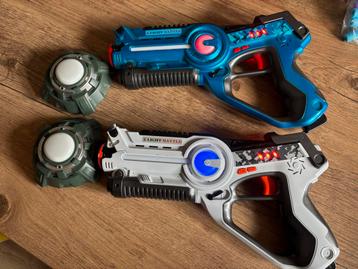Light Battle Active Laserguns - Blauw & Wit beschikbaar voor biedingen