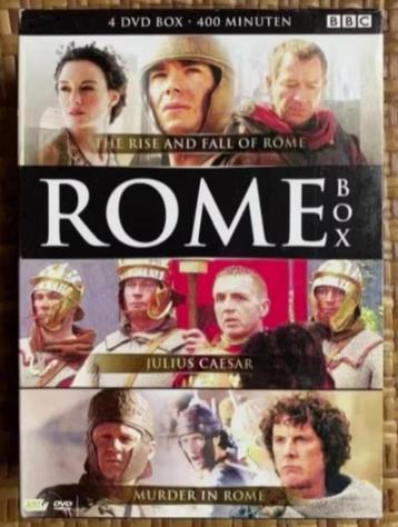 4-DVD Rome Box; rise and fall, Julius Caesar, Murder; BBC beschikbaar voor biedingen