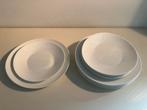 Ikea Skyn 21986 bone china 6 ontbijt 6 diner borden ZGAN, Ophalen of Verzenden, Zo goed als nieuw, Bord(en), Overige stijlen