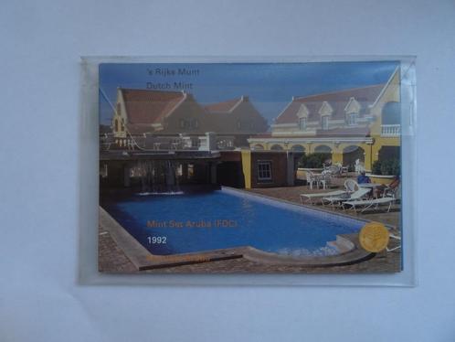 Aruba set 1992 FDC., Postzegels en Munten, Munten | Amerika, Setje, Midden-Amerika, Ophalen of Verzenden