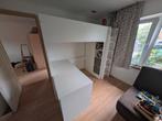 Hoogslaper ikea wit, Huis en Inrichting, Slaapkamer | Stapelbedden en Hoogslapers, Ophalen, Gebruikt, Eenpersoons, 200 cm