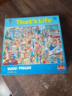 That's life puzzel 1000 stukjes Lunchroom, Ophalen of Verzenden, 500 t/m 1500 stukjes, Zo goed als nieuw, Legpuzzel