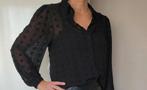 NIEUWSTAAT!! Erg mooie blouse M Zwart, Zwart, Lady Fashion, Ophalen of Verzenden, Zo goed als nieuw