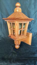 Grenenhout wandlamp jaren 70,lees de beschrijving, Ophalen of Verzenden, Zo goed als nieuw