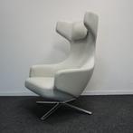 Vitra Grand Repos Design Fauteuils| Creme Wit | Leer | Stoel, Huis en Inrichting, Fauteuils, Gebruikt, Ophalen of Verzenden, 75 tot 100 cm