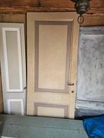 Vintage deur 2 stuks, 80 tot 100 cm, Gebruikt, Ophalen of Verzenden, 200 tot 215 cm