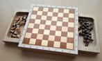 Houten reis schaakspel, Antiek en Kunst, Ophalen of Verzenden