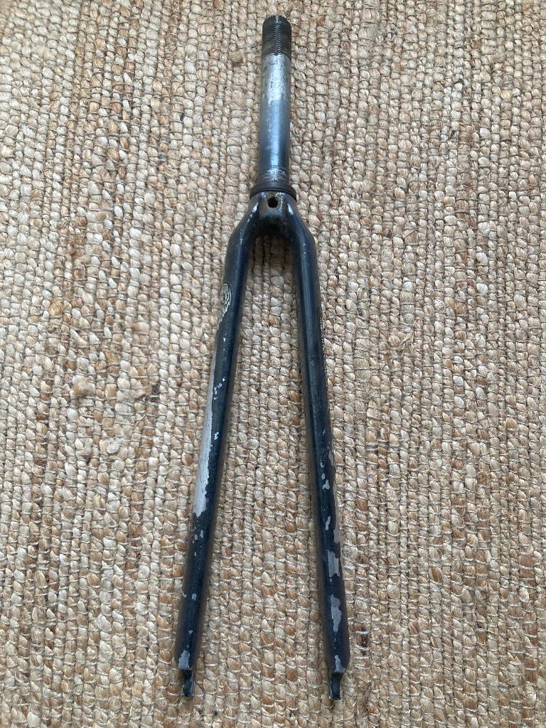 Vintage Columbus Stalen Voorvork - 1" Schroefdraad - 148mm, Fietsen en Brommers, Fietsonderdelen, Ophalen of Verzenden, Gebruikt