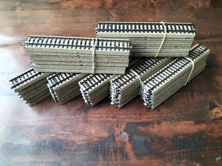 Marklin 5106 H0 recht rail stuk M-rails, Hobby en Vrije tijd, Modeltreinen | H0, Gebruikt, Rails, Wisselstroom, Märklin, Analoog