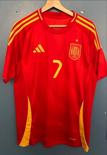 Spanje Shirt Morata #7 - Maat XL beschikbaar voor biedingen
