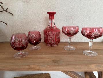 Nachtmann Traube Karaf & 4 Glazen beschikbaar voor biedingen