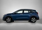 Kia Niro 1.6 GDi Hybrid DynamicLine Stoel/stuurwielverwarmin, Auto's, 12 maanden, Gebruikt, Blauw, Leder en Stof