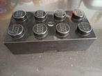 Lego zwarte broodtrommel / opbergdoos - Nette Staat, Ophalen of Verzenden
