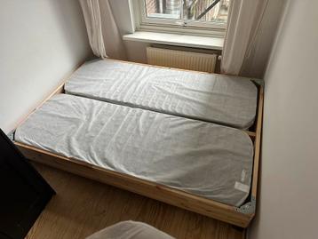 Houten bedframe 140 met lattenbodem - afbeelding 3