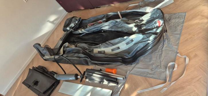 Talamex Highline storm grey rubberboot met airdeck, Watersport en Boten, Hengelsport | Karpervissen, Zo goed als nieuw, Overige typen