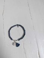 Donkerblauwe armband van Biba, Ophalen of Verzenden, Nieuw, Blauw, Overige materialen