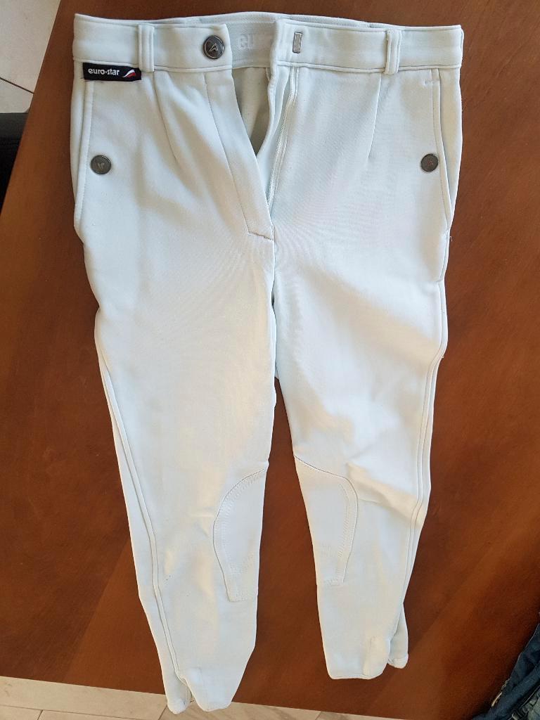 Witte rijbroek, Dressuur, Zo goed als nieuw, Dames, Onderkleding