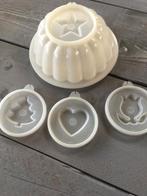 Tupperware vintage retro puddingvorm met losse vormpjes, Ophalen, Zo goed als nieuw, Wit, Overige typen