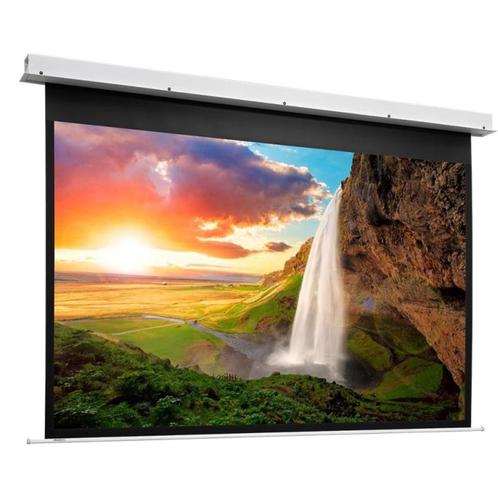 Projecta projectiescherm 360cm breed (met kleine schade), Audio, Tv en Foto, Projectieschermen, Zo goed als nieuw, Elektrisch