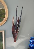 Houten Antilope Wanddecoratie, Ophalen, Onbekend, Zo goed als nieuw, Onbekend