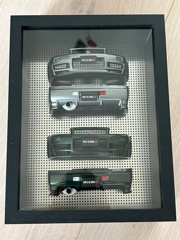 Nissan R34 Bumper Display Frame 1:18 Motorhelix oa groen beschikbaar voor biedingen