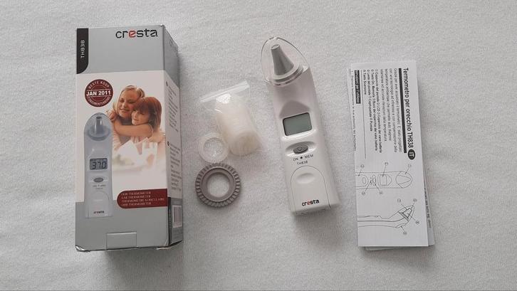 Cresta care th838 infrarood oorthermometer
- voor kinderen e, Witgoed en Apparatuur, Persoonlijke-verzorgingsapparatuur, Zo goed als nieuw