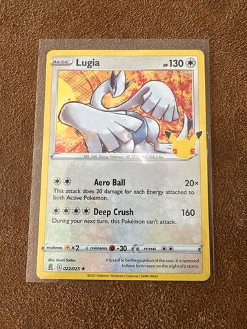 Pokémon Celebrations Lugia 022/025 beschikbaar voor biedingen