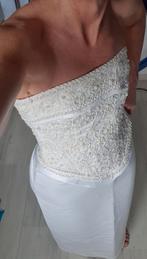 Italiaanse Designer Trouwjurk, Trouwjurk, Wit, Ophalen of Verzenden, Onbekend
