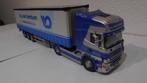 Corgi Scania tautliner H J Van Bentum trailer service NL GB, Ophalen of Verzenden, Zo goed als nieuw, Bus of Vrachtwagen, Corgi