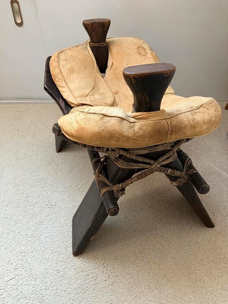 Antiek Egyptisch Kameelzadel, Antiek en Kunst, Antiek | Meubels | Stoelen en Banken, Ophalen