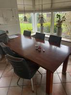 Keukentafel houtlook, Huis en Inrichting, Tafels | Eettafels, Ophalen, Gebruikt, Rechthoekig, 50 tot 100 cm