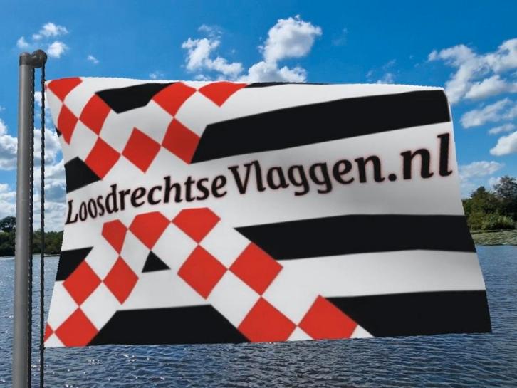 Loosdrechtse vlaggen | SVL | Vlag van Loosdrecht| 1231, Diversen, Vlaggen en Wimpels, Nieuw, Ophalen