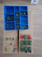 41 Legerfiguurtjes + voertuigen, Overige merken, Ophalen of Verzenden, Zo goed als nieuw, Tank