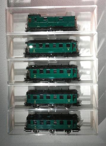 Fleischmann 91 5063 (2x) + 91 5064 (2x) + 93 5069 B K NMBS beschikbaar voor biedingen