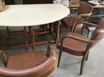 4 prima zittende stoelen, Ophalen, Gebruikt, Bruin, Hout