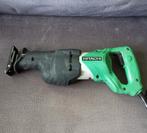 Hitachi Reciprozaag CR13V2 1010W + koffer & 3 bladen, Gebruikt, 70 mm of meer, 600 tot 1200 watt, Ophalen of Verzenden
