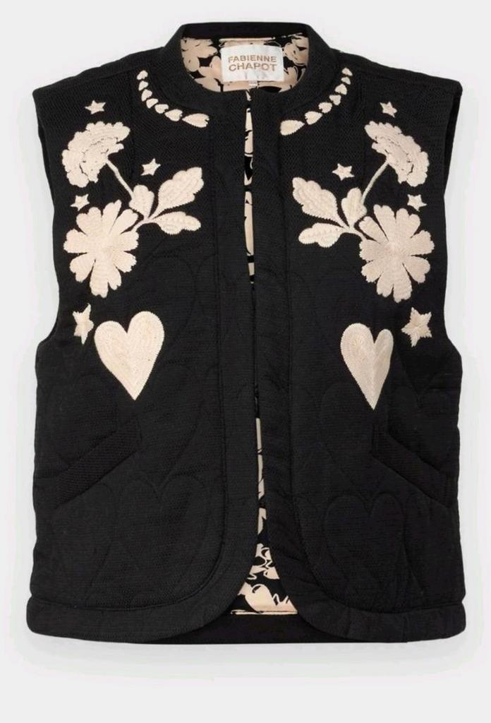 Fabienne Chapot Berry gilet maat 42-44 *nieuw *, Kleding | Dames, Bodywarmers, Nieuw, Maat 42/44 (L), Zwart, Ophalen of Verzenden