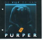 Programmablad "De Vijf De Van Purper", Verzenden, Gebruikt, Overige typen