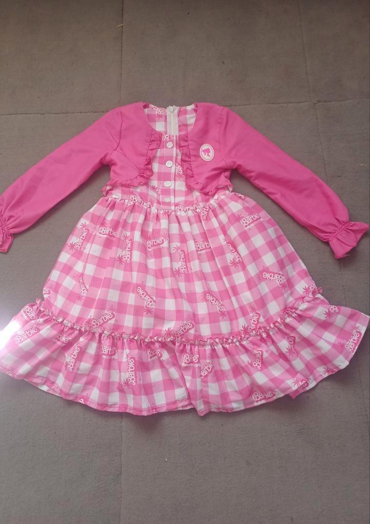 Nieuwe Barbie jurk maat 116-122, Kinderen en Baby's, Kinderkleding | Maat 116, Nieuw, Meisje, Jurk of Rok, Ophalen of Verzenden
