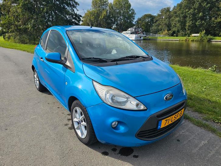 Ford Ka 1.2 Titanium met Airco uit  2010 , Blauw, Auto's, Ford, Particulier, Ka, Airconditioning, Centrale vergrendeling, Elektrische buitenspiegels