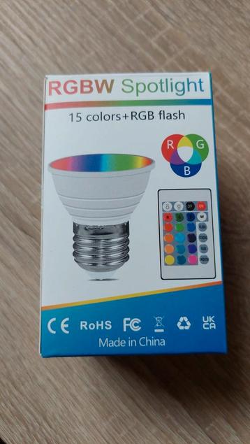 5x Dimbare LED Spot RGB+Warm Wit MR16 beschikbaar voor biedingen