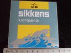 sticker akzo sikkens yachtpaints verf schip yacht, Verzamelen, Verzenden, Zo goed als nieuw, Merk