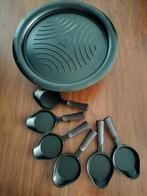 3-in-1 combi: Philips raclette/grill/pierrade (6 personen), Witgoed en Apparatuur, Gourmetstellen, Ophalen of Verzenden, Zo goed als nieuw