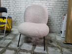 fauteuil 'Babs' taupe, Huis en Inrichting, Fauteuils, Ophalen, 75 tot 100 cm, Zo goed als nieuw, Metaal