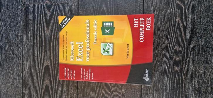 Wim de Groot - Excel voor professionals, Boeken, Informatica en Computer, Zo goed als nieuw, Ophalen of Verzenden