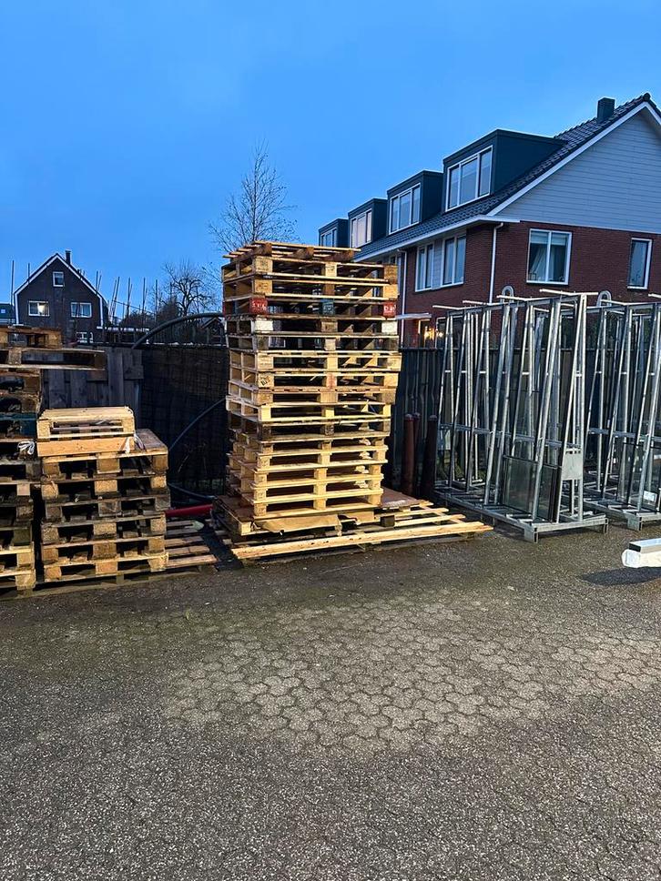Houten Pallets - Diverse Maten 19 pallets gratis af te halen, Tuin en Terras, Haardhout, Ophalen