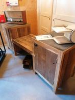 Unieke eiken buiten keuken voor een bbq van 90 cm breedte, Ophalen, Nieuw