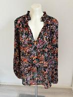 H&M blouse Maat M zwart bloemen, Maat 38/40 (M), Zwart, Ophalen of Verzenden, Zo goed als nieuw
