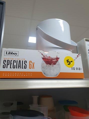Libbey Martini Chiller Glazen - 6 stuks - Nieuw beschikbaar voor biedingen